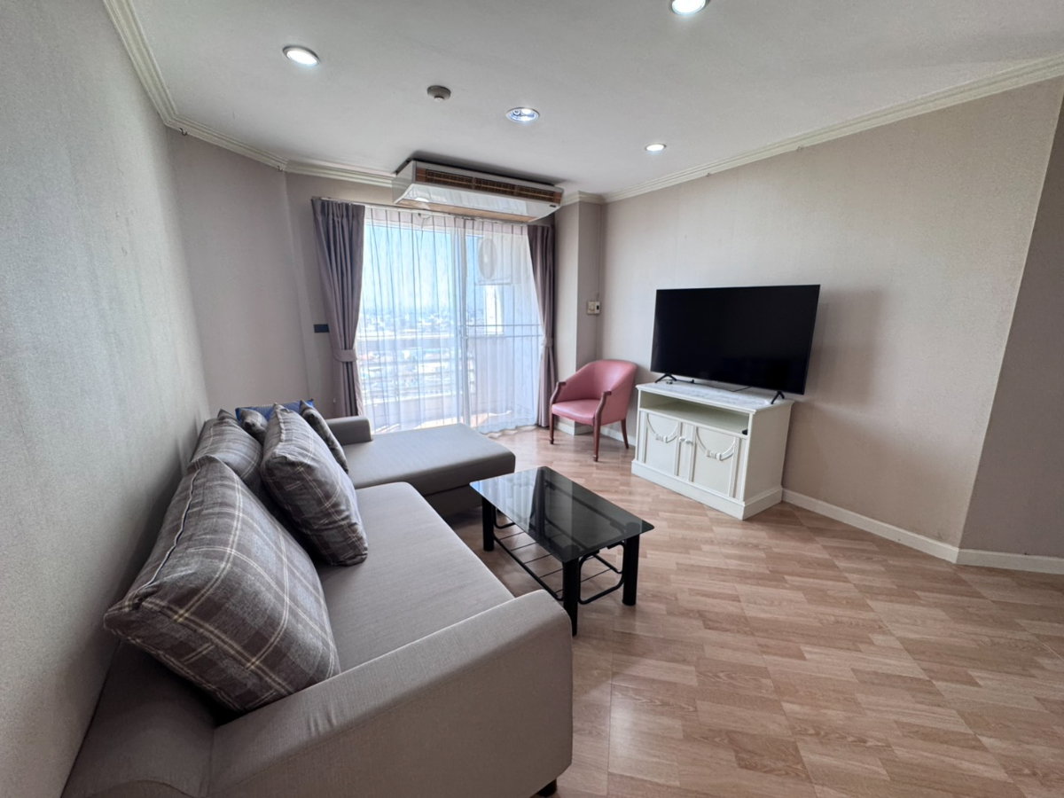 รูป 🏡ให้เช่าคอนโด NS Tower บางนา ห้องใหญ่ อยู่สบาย เช่า19,000บ./เดือน💵  ชั้น12 ขนาด80ตรม วิวสระ 🪞 แต่งครบพร้อมอยู่ มีอ่างอาบน้ำในตัว - รูปที่ 4/12