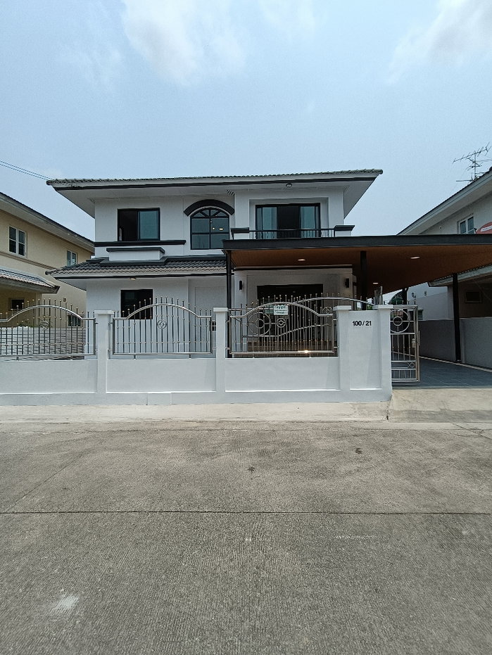 รูป ขายบ้านเดี่ยวลาดกระบัง (คุ้มเกล้า) รีโนเวทใหม่ 4 ห้องนอน ใกล้สุวรรณภูมิ 54 ตร.ว. ราคา 4.29 ล้าน ฟรีโอน - รูปที่ 1/26