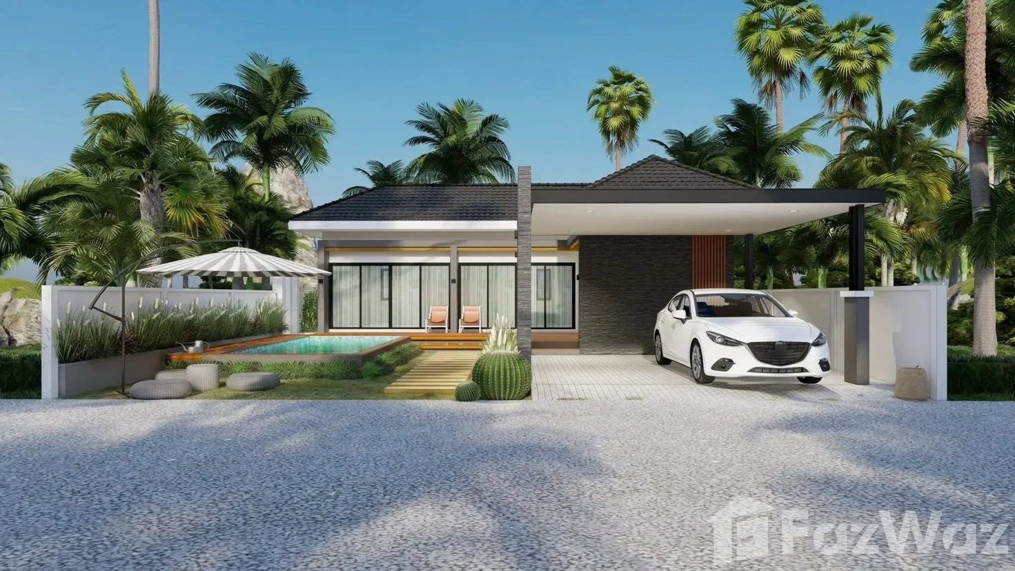 รูป วิลล่าให้เช่า 2 ห้องนอน ใน ตลิ่งงาม, สุราษฎร์ธานี 6181481 - รูปที่ 4/4