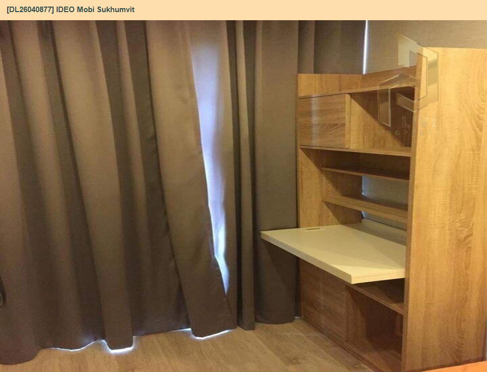รูป DL26040877 ขายคอนโด ไอดีโอ โมบิ สุขุมวิท  (IDEO Mobi Sukhumvit) ใกล้ BTS อ่อนนุช พร้อมเข้าอยู่ โทรด่วน 0800343450 LineID @655ebbvc - รูปที่ 8/9