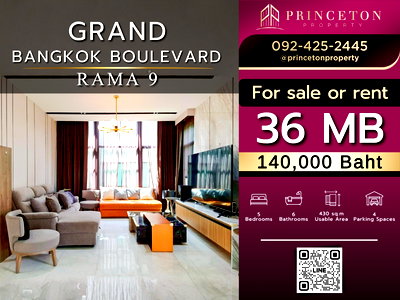 Houses for rent ม.นานาชาติแสตมฟอร์ด : House For Rent Grand Bangkok Boulevard Rama 9 Next To Wellington College International School.