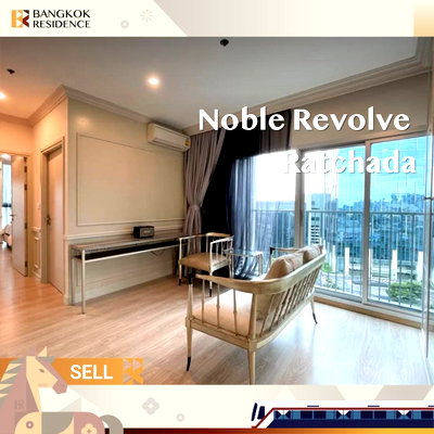 Condos for sale : 🤍 🏢Beautiful Minimal-Style Residence at Noble Revolve Ratchada near Mrt Cultural Centre 