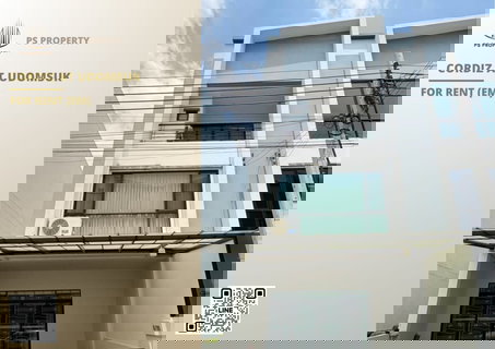 รูปภาพ Townhouse for rent 📍 Cordiz at Udomsuk 📍 3 bedrooms, 4 bathrooms. Conveniently located, just 5 minutes to BTS Udomsuk.