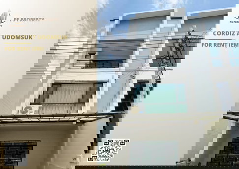 ทาวน์เฮ้าส์ให้เช่า 📍 Cordiz at Udomsuk 📍 3 ห้องนอน 4 ห้องน้ำ เดินทางสะดวกเพียง 5 นาทีถึง BTS อุดมสุข