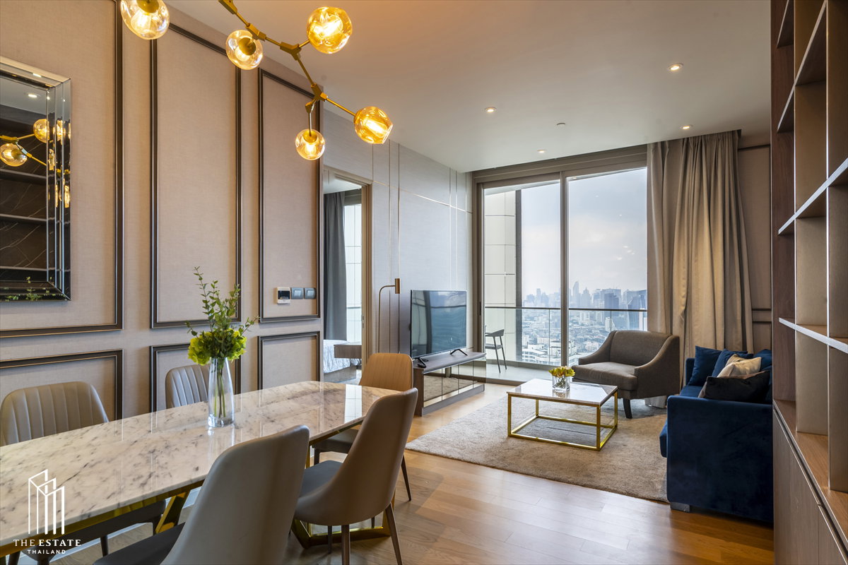 Sale/Rent Magnolias Waterfront Residences ICONSIAM, high floor (30th and up), fully furnished, beautiful and luxurious @120,000 Baht.