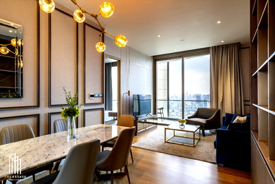 Condos for rent : Sale/Rent Magnolias Waterfront Residences ICONSIAM, high floor (30th and up), fully furnished, beautiful and luxurious @120,000 Baht.