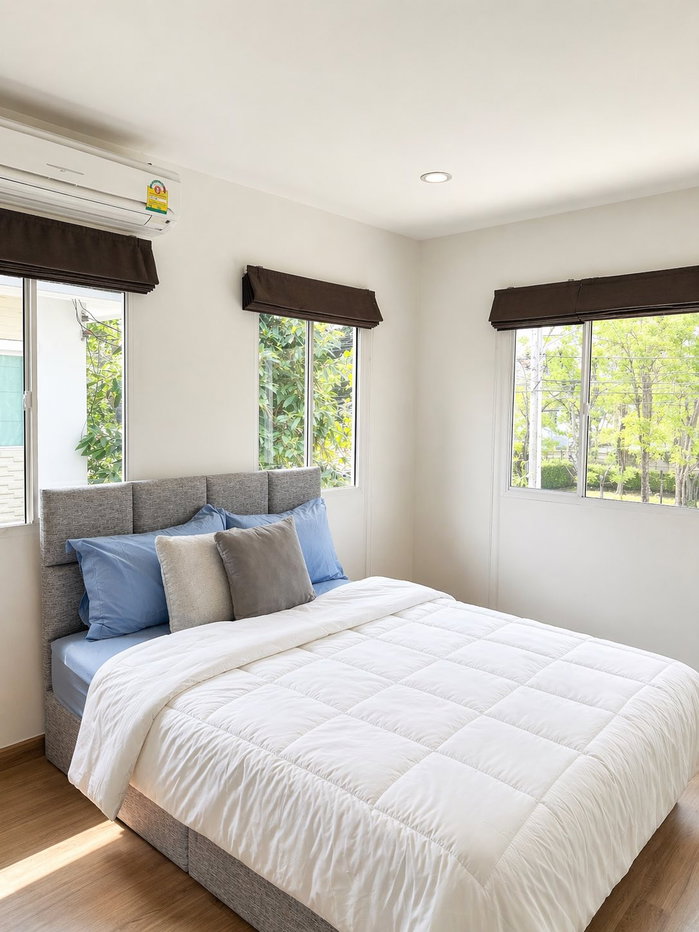 รูป เช่าบ้านเดี่ยวตกแต่งพร้อมเข้าอยู่ เงียบสงบ ในโครงการมาตรฐาน ใกล้โรงเรียนนานาชาติ, สนามบินเชียงใหม่  - รูปที่ 15/28