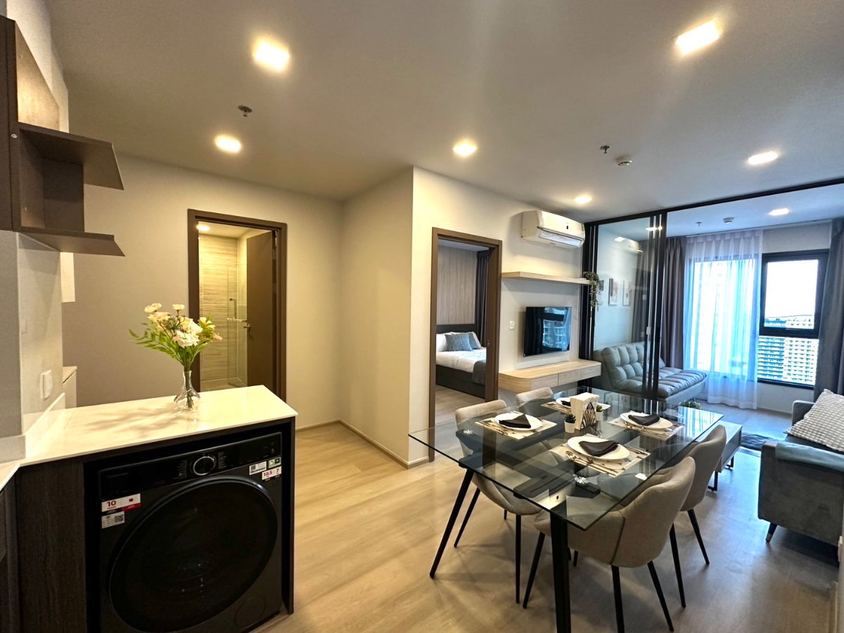 รูป ห้องพักแสนสบายให้เช่า 2 ห้องนอน 1 ห้องน้ำ ใกล้สถานี BTS หลีกลาดพร้าว และห้างสรรพสินค้าเซ็นทรัลลาดพร้าว ตกแต่งครบครัน - รูปที่ 2/14