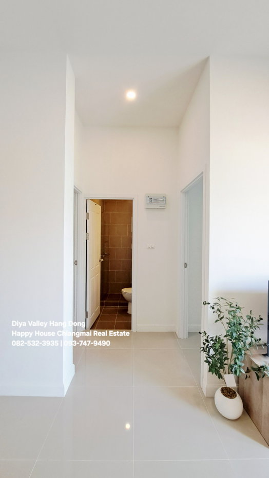 รูป ให้เช่า บ้านแฝด ชั้นเดียว ในหมู่บ้านดีญ่า วาเล่ย์ หางดง โทร 082-532-3935 - รูปที่ 10/20