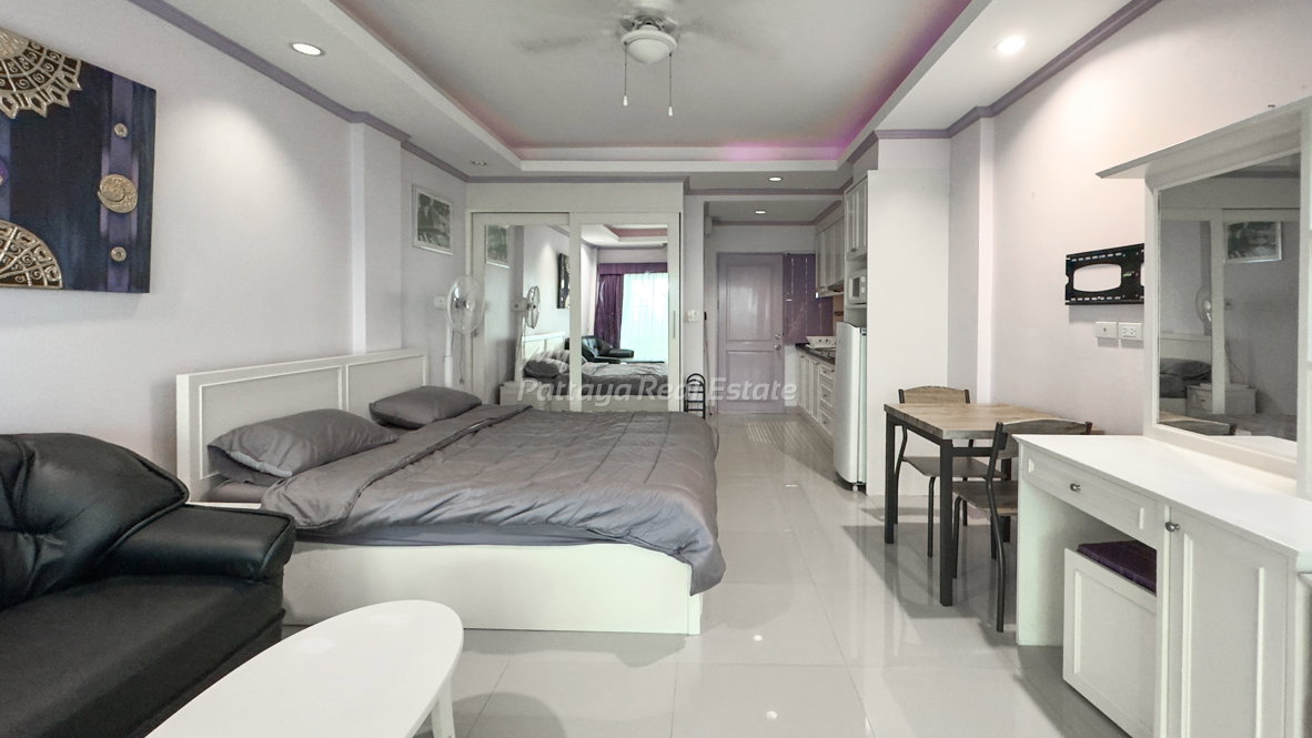 รูป 🛏️ Studio - 🛁 1 ห้องน้ำ - 🏙️ Garden View - 🌏 ชื่อชาวต่างชาติ - 🏢 Baan Suan Lalana Jomtien - รหัส: BSL15 - รูปที่ 1/17