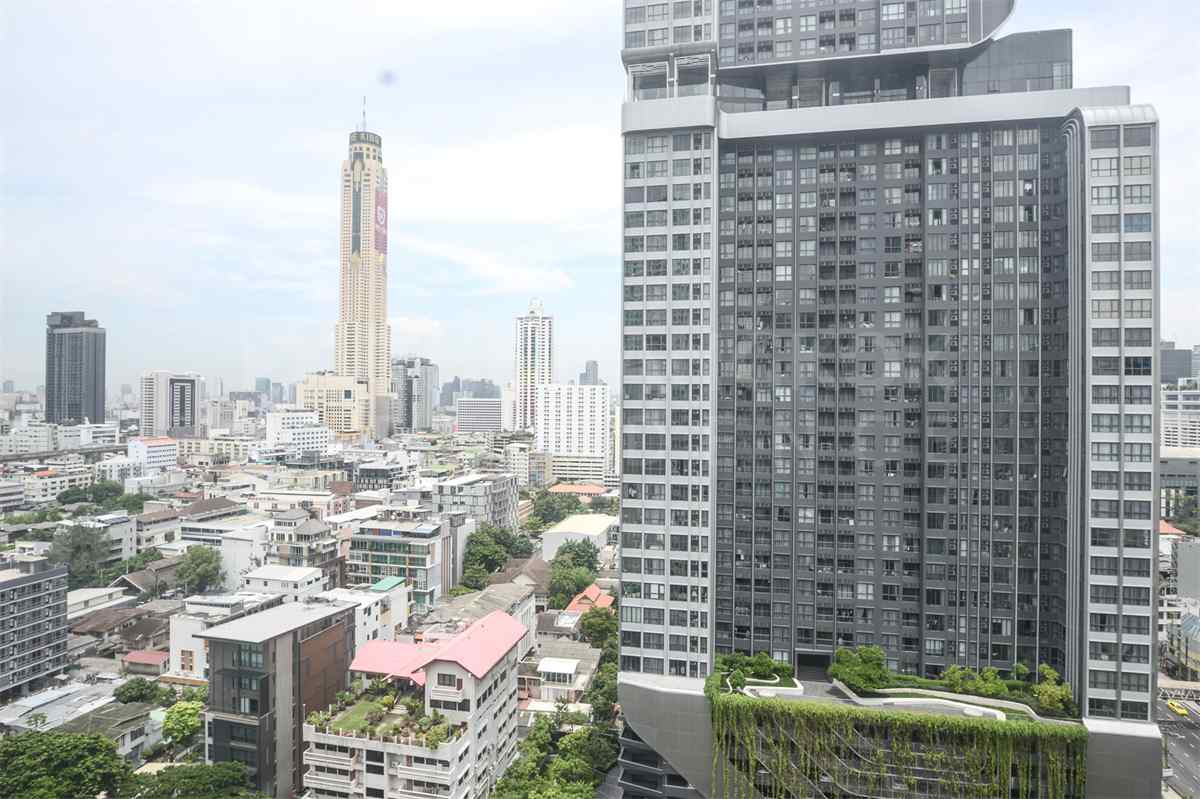 รูป เพชรเก้า ทาวเวอร์ ล้อมรอบด้วยสิ่งอำนวยความสะดวก ใกล้ Airport Rail Link สถานีพญาไท - รูปที่ 1/10