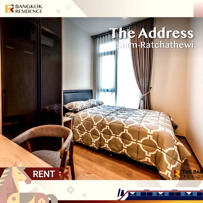 คอนโดให้เช่า : เช่าคอนโด ✨ The Address Siam-Ratchathewi 1นอน 35ตรม 30k ⭐ ยูนิต layout สวย ราคาดี ใกล้ BTS ราชเทวี  