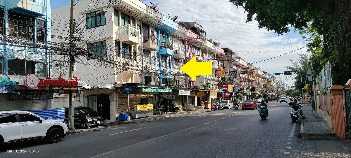 รูป ให้เช่าเฉพาะชั้น 1 อาคารพาณิชย์ หน้าโรงเรียนจันทร์หุ่น ถนนประชาราษฎร์บำเพ็ญ หน้าอาคารจอดรถได้  - รูปที่ 1/1