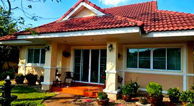 บ้านเดี่ยวให้เช่า : ให้เช่าบ้านสวนรีสอร์ท อำเภอดอยสะเก็ด-เชียงใหม่ ใกล้วัด พระธาตุดอยสะเก็ด (R1075) T.0946511456