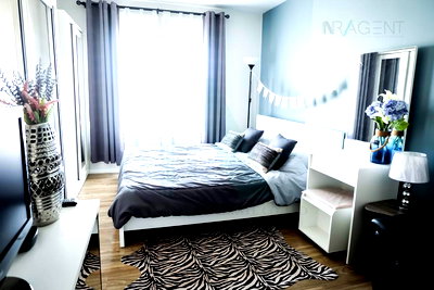 Condos for rent : For Rent Condo ISSI CONDO SUKSAWAT Building 1, Floor 20,1 bed room, Room size 26.00 sqm