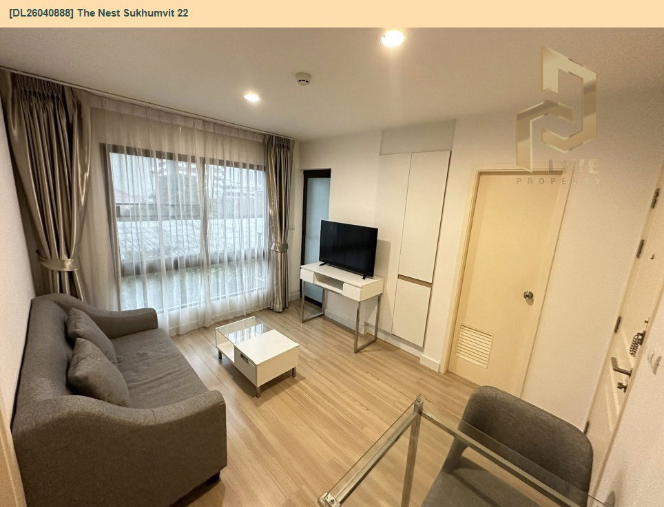 รูป DL26040888 ให้เช่าคอนโด เดอะ เนสท์ สุขุมวิท 22  (The Nest Sukhumvit 22) ใกล้ BTS พร้อมพงษ์ พร้อมเข้าอยู่ โทรด่วน 0653619502 LineID @897iyzll - รูปที่ 2/5