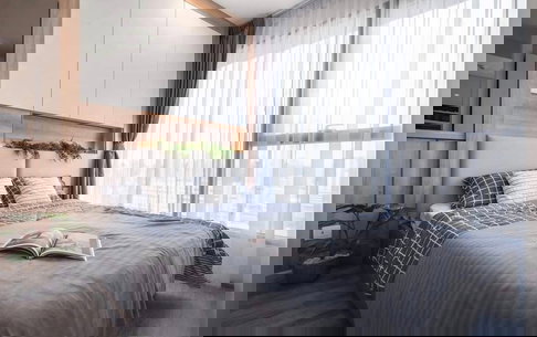 CD306/ปล่อยเช่า Ideo Mobi Asoke | ห้องสตูดิโอ ชั้นสูง (ชั้น 23) เฟอร์ครบ พร้อมเข้าอยู่ต้นเดือนพฤษภาคม