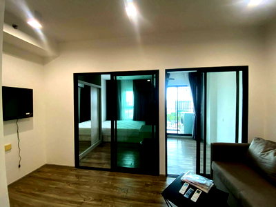 คอนโดให้เช่า : ห้องใหญ่ ใหม่ทั้งห้อง ติดBTS 0เมตร! ให้เช่า RichPark พหลโยธิน 59 ด่วน เครื่องใช้ไฟฟ้าครบ พร้อมอยู่