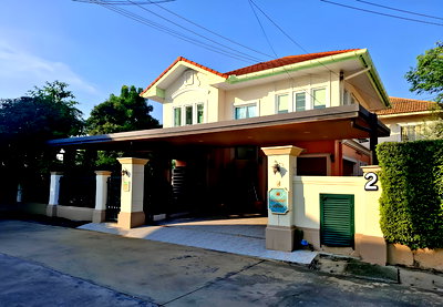 บ้านเดี่ยว นนทบุรี : 🔥บ้านเดี่ยวหลังมุม ติดถนนใหญ่ ใกล้ MRT บางพลู เพียง 400 ม. ขายต่ำกว่าราคาประเมิน🔥 Passorn 7 หมู่บ้านภัสสร 7