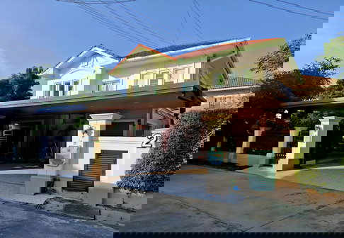 🔥Corner detached house, near MRT Bang Phlu, only 400 m.🔥 Passorn Village 7