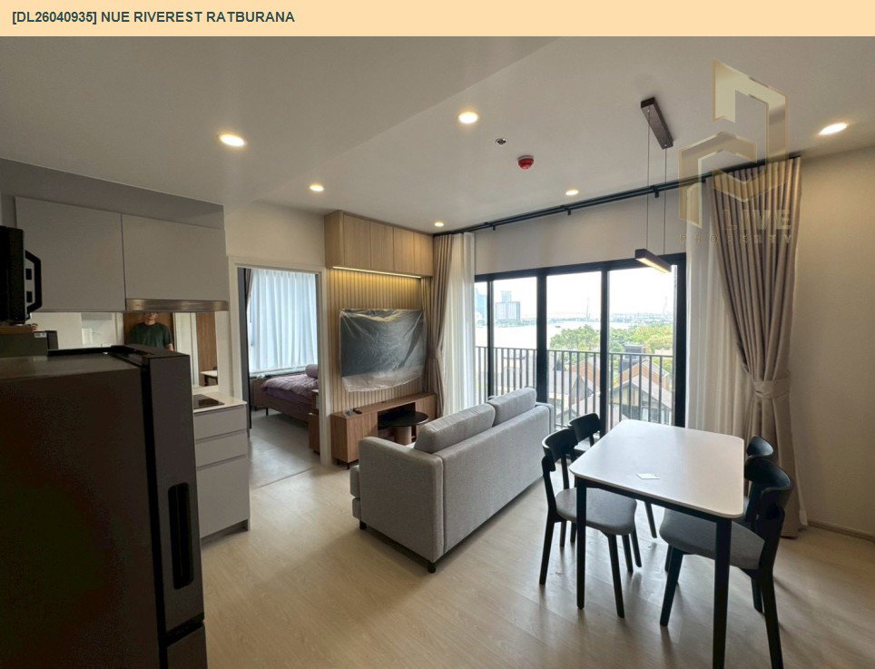 รูป DL26040935 ให้เช่าคอนโด นิว ริเวอร์เรสต์ ราษฎร์บูรณะ (Nue Riverest Ratburana) ใกล้ - พร้อมเข้าอยู่ โทรด่วน 0653619502 LineID @897iyzll - รูปที่ 2/5