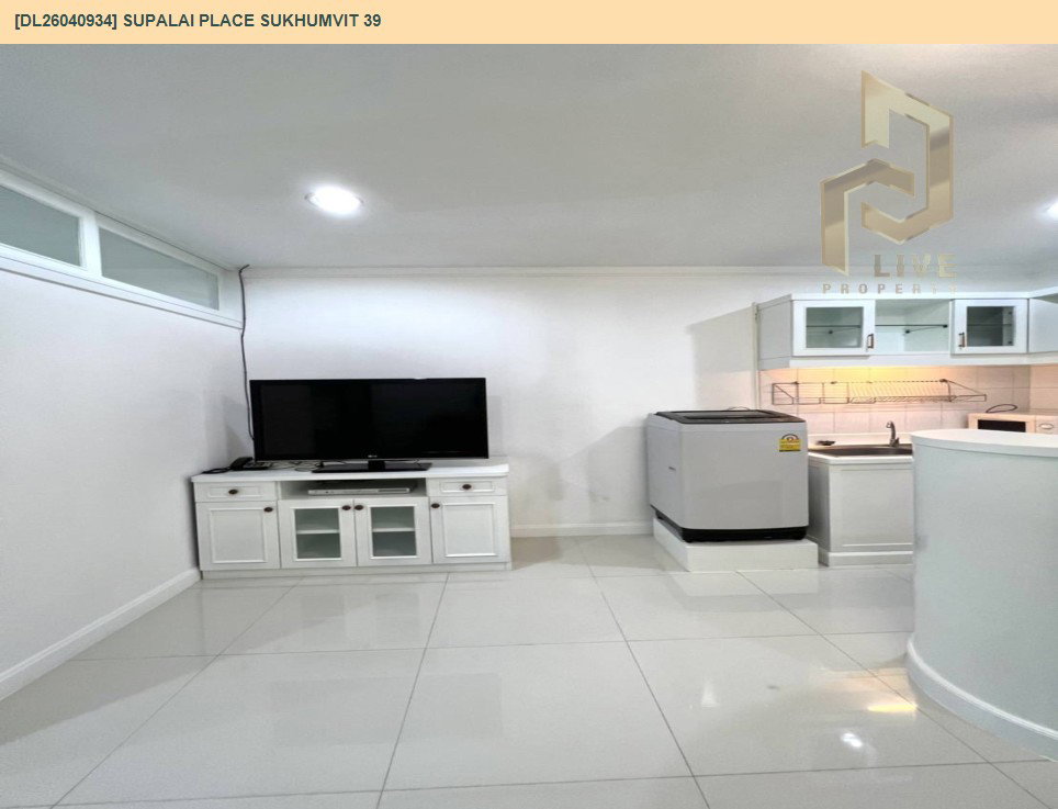 รูป DL26040934 ให้เช่าคอนโด ศุภาลัย เพลส สุขุมวิท 39 (Supalai Place Sukhumvit 39) ใกล้ BTS พร้อมพงษ์ พร้อมเข้าอยู่ โทรด่วน 0800343450 LineID @655ebbvc - รูปที่ 8/11