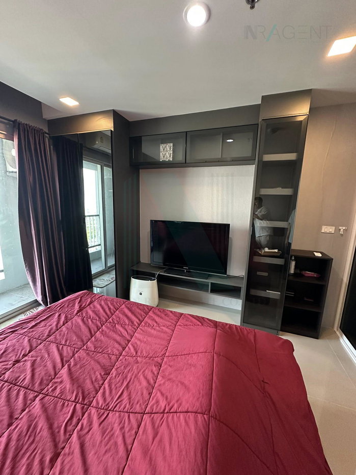 รูป 🚩 ขายคอนโด อัสสกาญจน์เพลส ศรีนครินทร์ อาคาร 1 ชั้น 33 1 ห้องนอน ขนาด 26 ตรม ใกล้ เทสโก้ โลตัส พัฒนาการ - รูปที่ 3/8