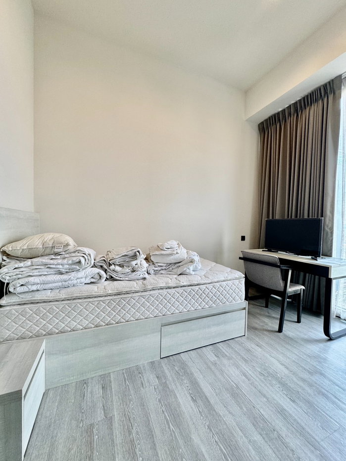 รูป CD297/ปล่อยเช่า The Line Sukhumvit 101 | ห้องใหญ่ 2 ห้องนอน ชั้นสูง (ชั้น 35) วิวพาโนรามา พร้อมเข้าอยู่ - รูปที่ 3/6