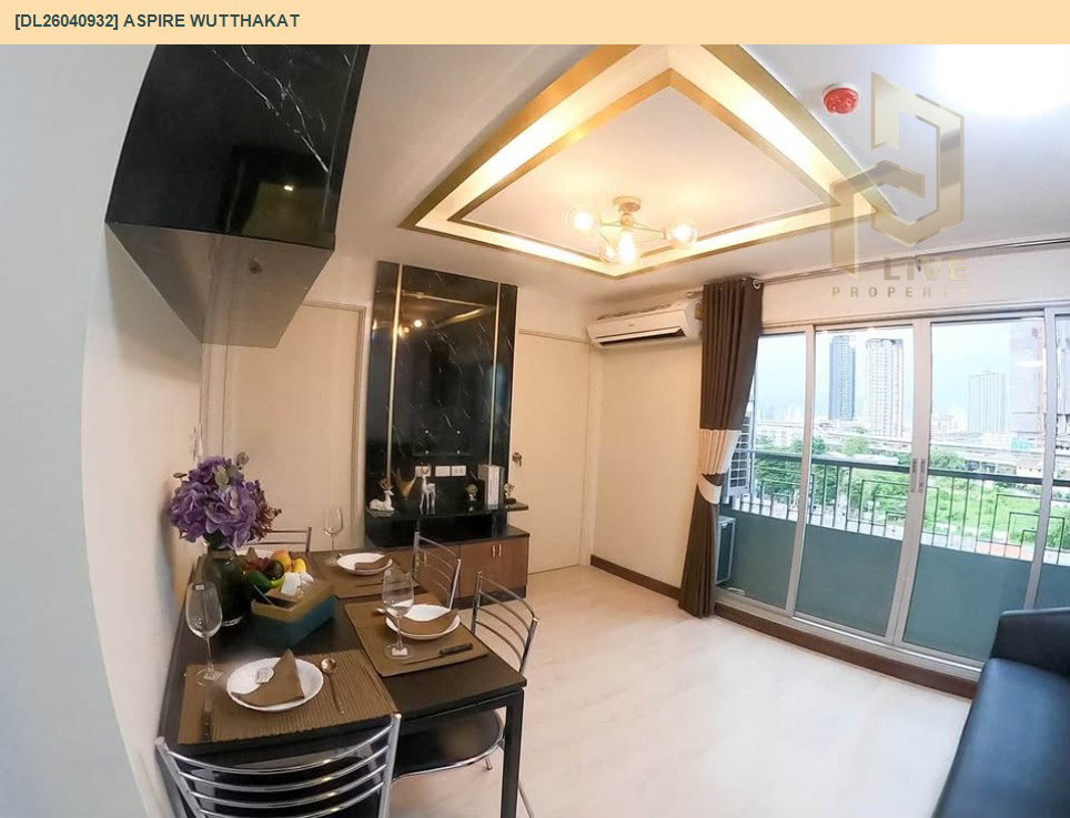 รูป DL26040932 ขายคอนโด แอสปาย วุฒากาศ (Aspire Wutthakat) ใกล้ BTS วุฒากาศ พร้อมเข้าอยู่ โทรด่วน 0800343450 LineID @655ebbvc - รูปที่ 4/10