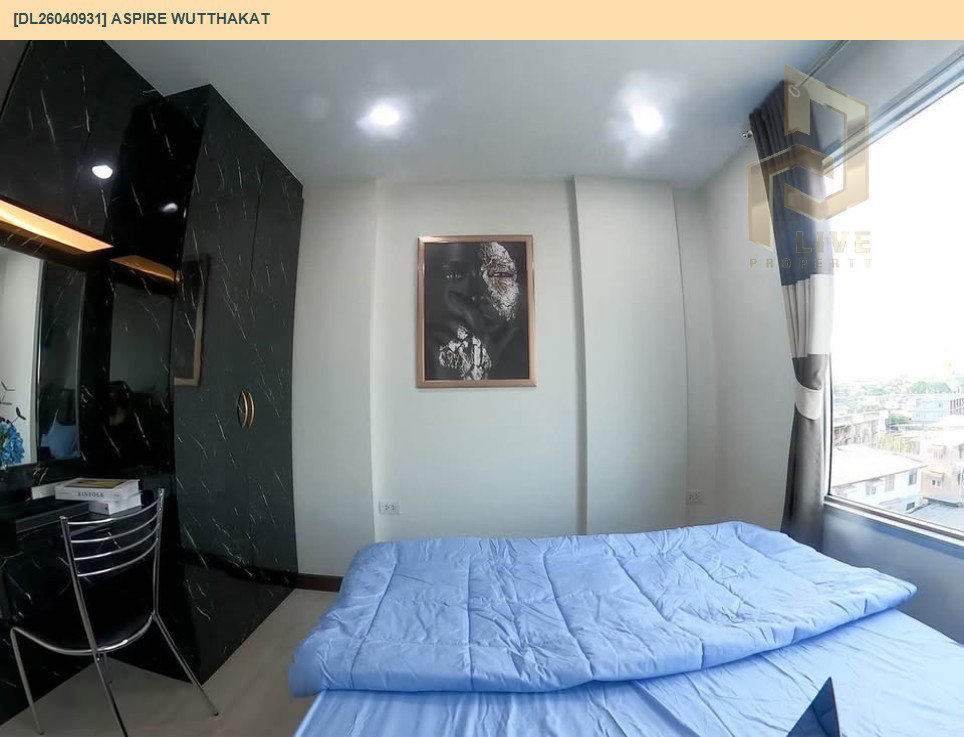 รูป DL26040931 ให้เช่าคอนโด แอสปาย วุฒากาศ (Aspire Wutthakat) ใกล้ BTS วุฒากาศ พร้อมเข้าอยู่ โทรด่วน 0653619502 LineID @897iyzll - รูปที่ 5/10
