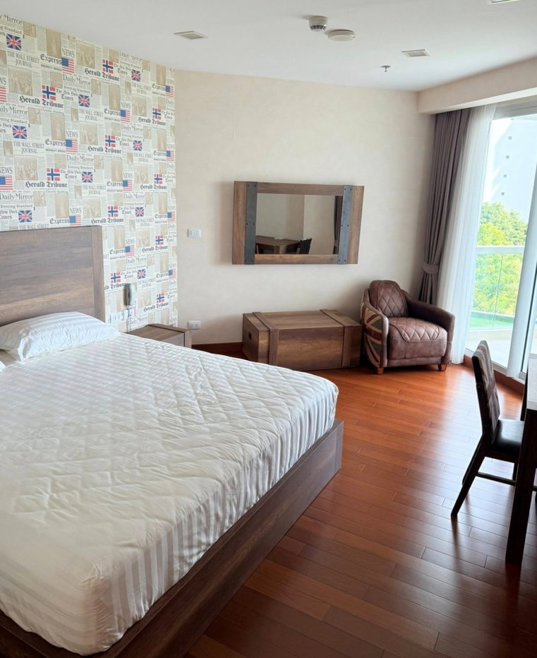 รูป KT0397🏄‍♂️Studio 33ตรม ตึก B ชั้น 9🌊วิวทะเล🏖️พร้อมเฟอร์นิเจอร์🌴The Palm Wongamat Beach Pattaya - รูปที่ 1/11