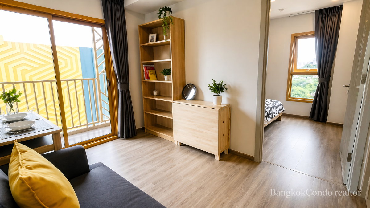 รูป 🍀🍀Prime condo location 🚆ให้เช่า📌เดอะเบส สุขุมวิท50 (Line:@rent2022) พร้อมเข้าอยู่ ✨ A00764 - รูปที่ 3/11