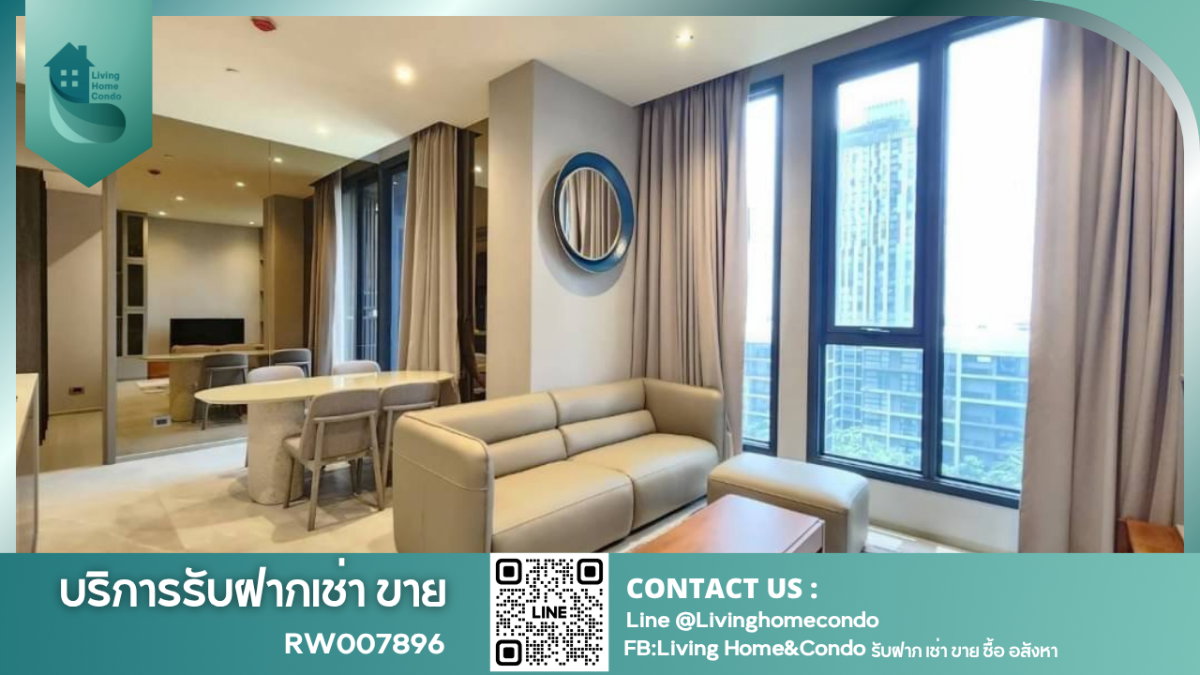 รูป ให้เช่าคอนโดหรู HYDE Heritage Thonglor 2 ห้องนอน ห้องหัวมุม ห้องสวย เฟอร์นิเจอร์และเครื่องใช้ไฟฟ้าครบ ใกล้ BTS ทองหล่อเพียง 250 ม.ติดถนนใหญ่-RW007896 - รูปที่ 1/19