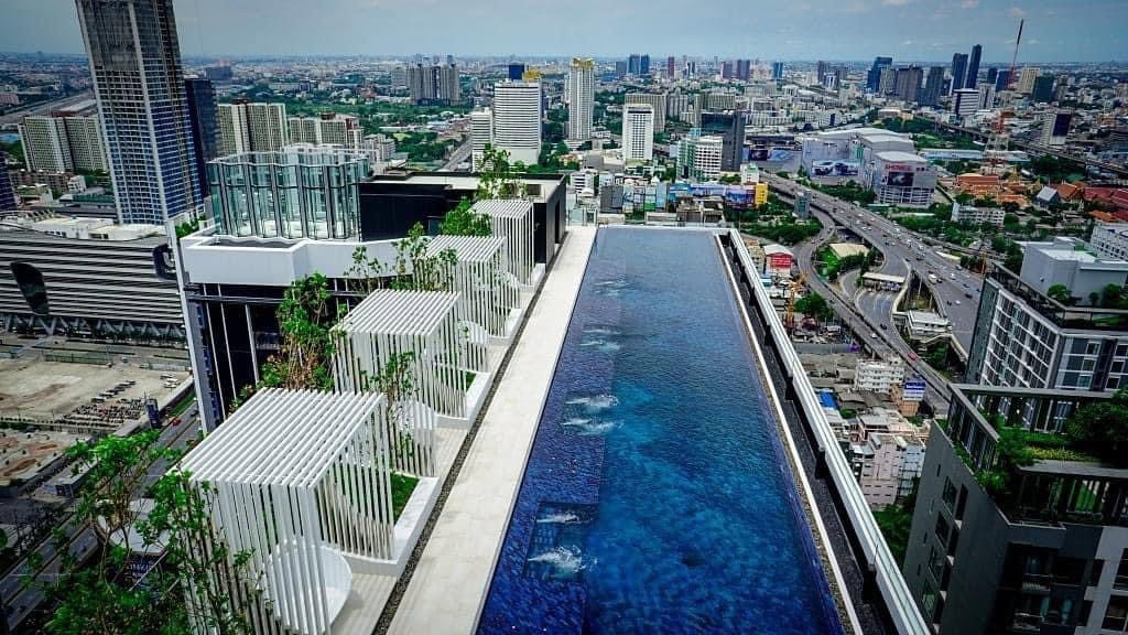รูป ให้เช่า Life Asoke Rama 9 | 1 ห้องนอน 33 ตร.ม. | ตึก A วิวสวน | เฟอร์ครบ | ฟรี WiFi | ใกล้ MRT พระราม 9 - รูปที่ 16/25