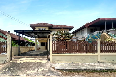 ขายบ้านเดี่ยว : บัวทองแลนด์ บางบัวทอง ต่อเติมครบพร้อมอยู่ ทำเลดี เข้าซอยไม่ลึก ใกล้เซ็นทรัลเวสท์เกต