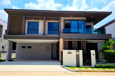 Houses for rent Bangkok : 📍 For Rent: Bangkok Boulevard Bangna-Srinakarin | Luxury 3-Bedroom Detached House near Mega Bangna (10-minute drive)