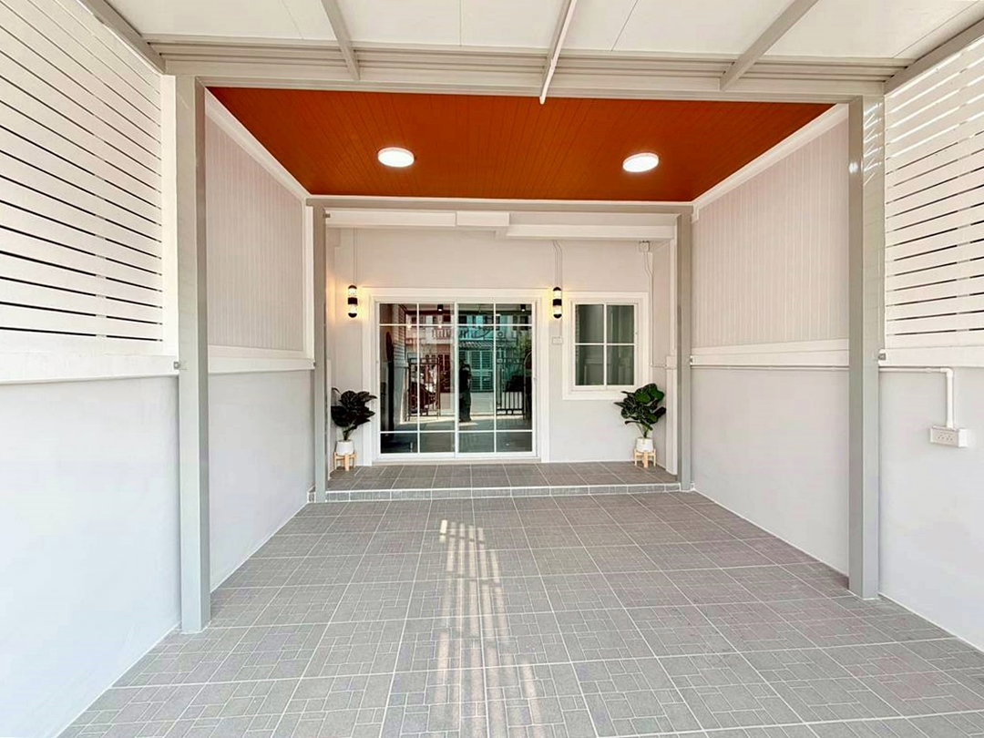 รูป บ้านสวย  ถนนเมน  หมู่บ้าน บ้านร่มเงาไม้  บางบัวทอง  ถนนวัดลาดปลาดุก - รูปที่ 4/18
