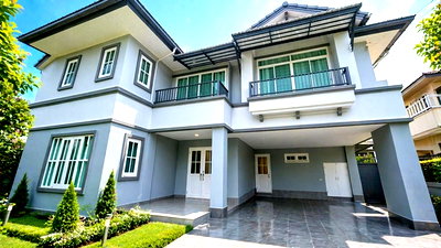 บ้านเดี่ยวให้เช่า : ใกล้ รร.นานาชาติ RIS 500ม. เดินถึง คฤหาสน์ 4-5นอน ถูกสุดในหมู่บ้าน Perfect รามคำแหง164 บ้านเดี่ยว 2 ชั้น 5น้ำ 75ตร.ว. 288ตร.ม