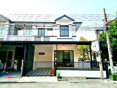 ทาวน์โฮม ถนนนิมิตรใหม่ : บ้านมีนบุรีถนนหทัยราษฎร์หมู่บ้านรื่นฤดี 5 ใกล้ตลาดหทัยมิตร นัดชมบ้าน      085-318-6868 คุณวา