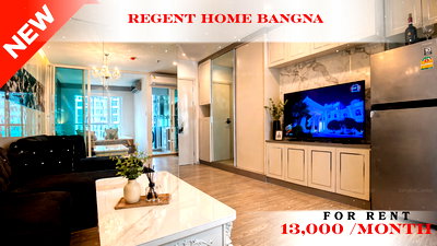 Condos for rent : 🔥🌹 Best Value For Rent 📍 Regent Home Bangna Condominium (Line: @rent2022) | Bangna Area  ✨ Ready to move in! Great value! ✨ 📌 Ref Code: A11205