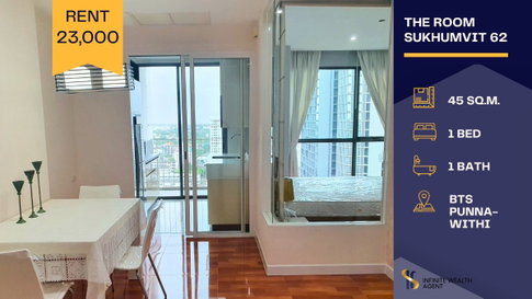 ✨ Beautiful Minimalist Room – Warm, Cozy, and Super Inviting! ✨ Condo for rent at The Room Sukhumvit 62, conveniently located near BTS 🚆