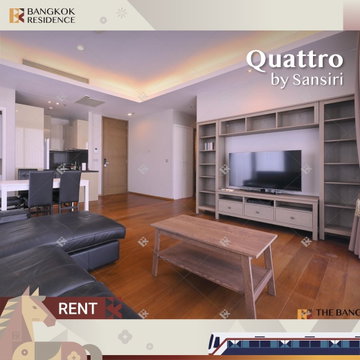 Rent condo 💙 Quattro by Sansiri, 2br 92.70 sq.m. 55k 🛋️ Spacious unit, below-market price, Near BTS Thonglo 