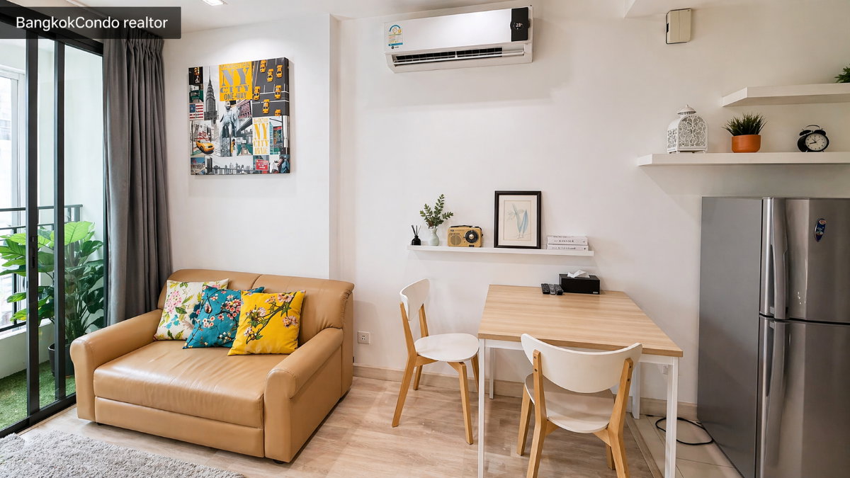 รูป 🍀🍀🍀 Fully furnished💝 ให้เช่า📌 ไอดีโอ โมบิ สุขุมวิท81 (Line:@rent2022)BTS อ่อนนุช ✨พร้อมเข้าอยู่🌼A00725 - รูปที่ 5/13