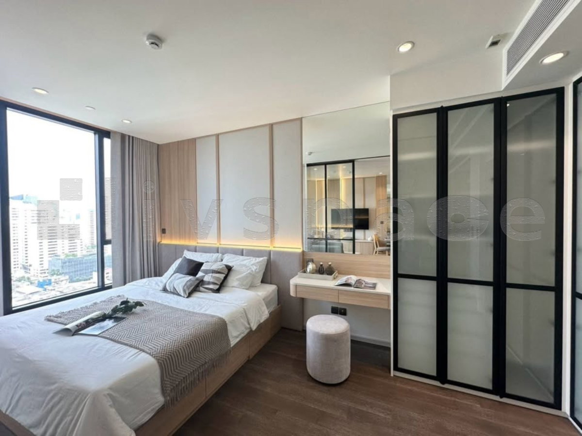 รูป ▚ LI170ツ ให้เช่า: Muniq Sukhumvit 23 1 ห้องนอน 43sqm. ✨ ห้องสวย วิวไม่บล็อก เครื่องใช้ไฟฟ้าครบ ใกล้ MRT อโศก! 🏙️ - รูปที่ 7/8