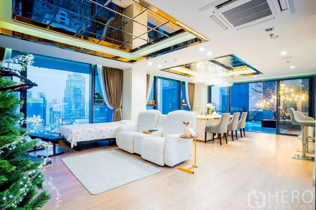รูป ขายคอนโดหรู The Met Condominium พร้อมสระว่ายน้ำส่วนตัว ใจกลางสาทร HRE00593 - รูปที่ 4/18