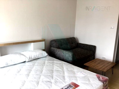 Condos for rent Bang Kapi : For rent, Supalai Veranda Ramkhamhaeng STUDIO, 8th floor, Building C, near Ramkhamhaeng Night Market.