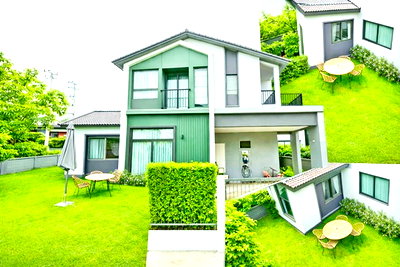 เช่าบ้านเดี่ยว บางบัวทอง นนทบุรี : ชัยพฤกษ์-วงแหวน บ้านเดี่ยว 2 ชั้น 4 นอน 3 น้ำ ใกล้ MRT คลองบางไผ่ 365 HUB ไทรน้อย 57 ตร.ว. 230 ตร.ม. บ้านหลังมุม รร.สารสาสน์วิเทศไทรน้อย