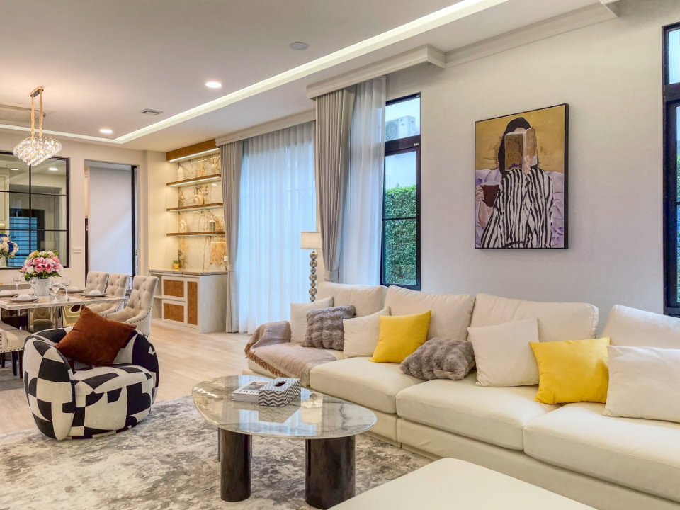 รูป ให้เช่า Nantawan Rama 9 - New Krungthepkreetha บ้านหรู บิ้วอินเฟอร์นิเจอร์ครบ พร้อมเข้าอยู่ บ้านแปลงมุม-RW007892 - รูปที่ 28/29