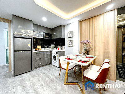 Condos for sale Pattaya : Pre sale New Condominium Pristine Park 3 1 bedroom 34 Sq.m.  Fully furnished