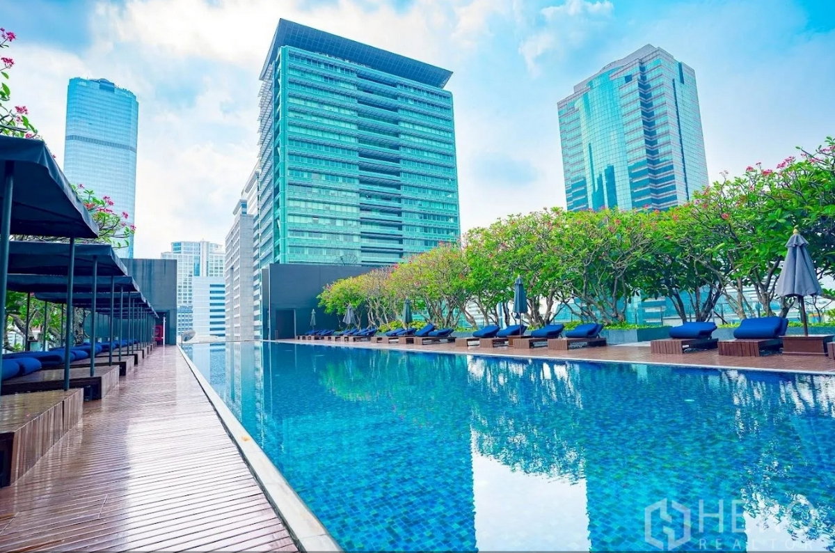 รูป ขายคอนโดหรู The Met Condominium พร้อมสระว่ายน้ำส่วนตัว ใจกลางสาทร HRE00593 - รูปที่ 16/18